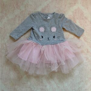 Gymboree Gray Mouse Tulle Dress